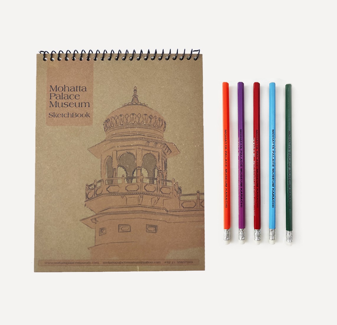 Sketchbook and 5 Pencils - Discount Deal